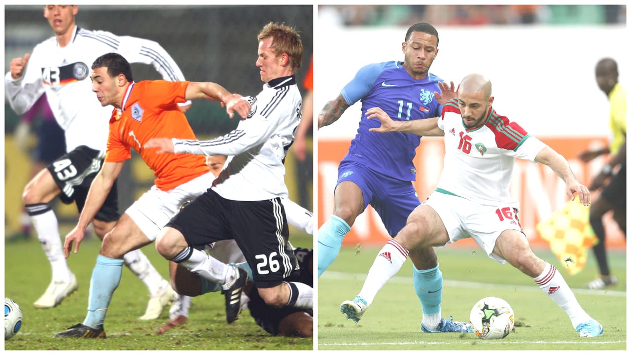 El marroquí Nordin Amrabat primero jugó para Holanda, su país natal, antes de representar con la mayor a Marruecos, la tierra de sus padres.