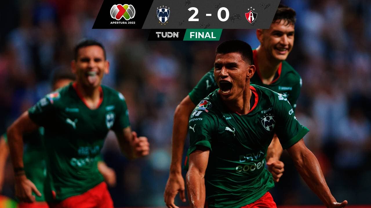 Rayados se quedó con los tres puntos ante el Atlas que no ha ganado en diez partidos en Monterrey