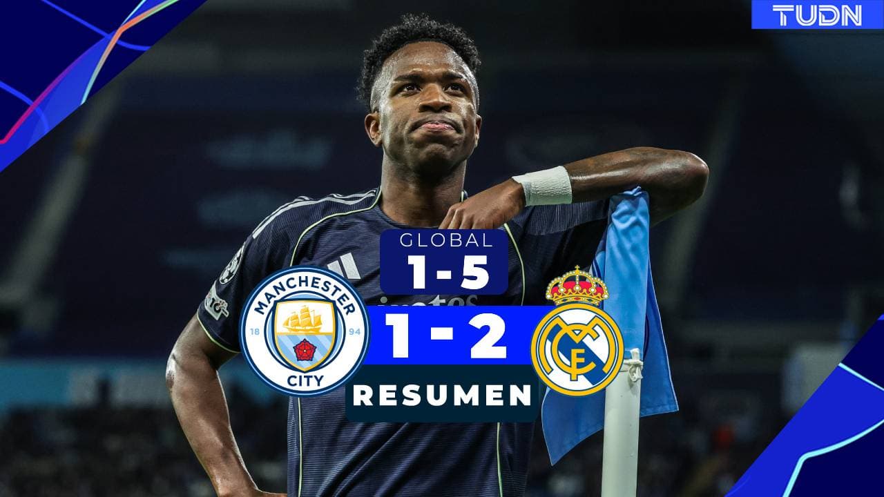 Vinicius y Real Madrid eliminan al City de Champions League