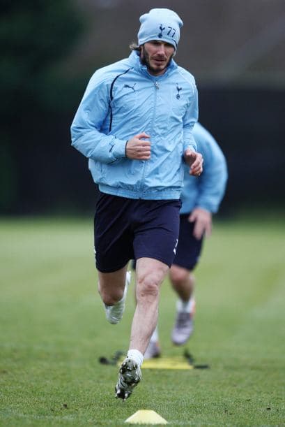 Casi al final, trotó un poco para aflojar los músculos.