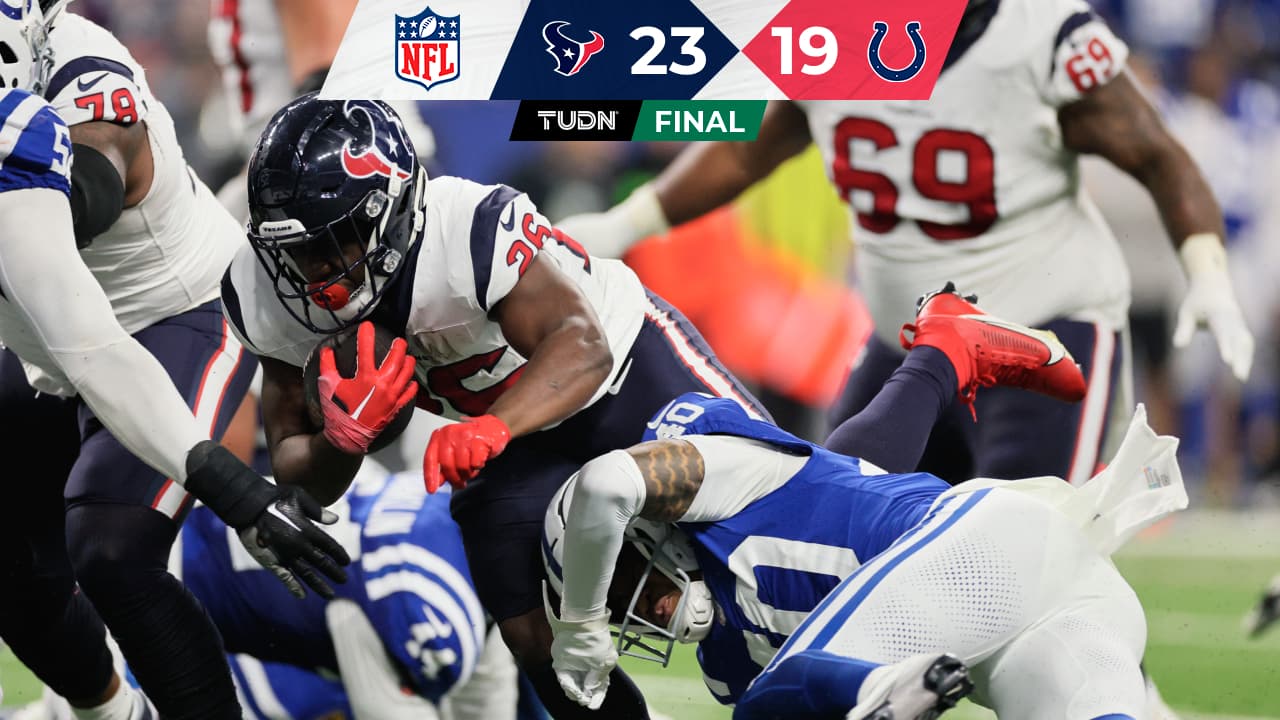 Texans eliminan a Colts y avanzan a los Playoffs 