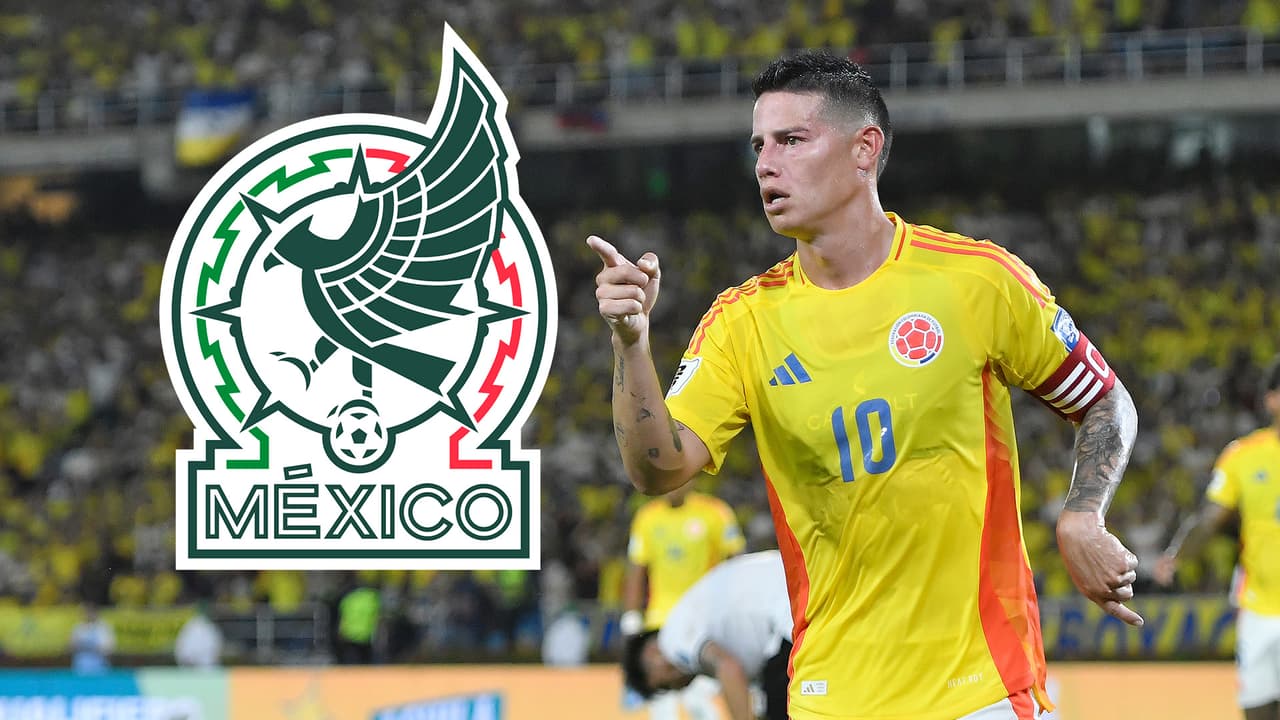 Colombia, liderada por James, da su convocatoria para enfrentar al Tri