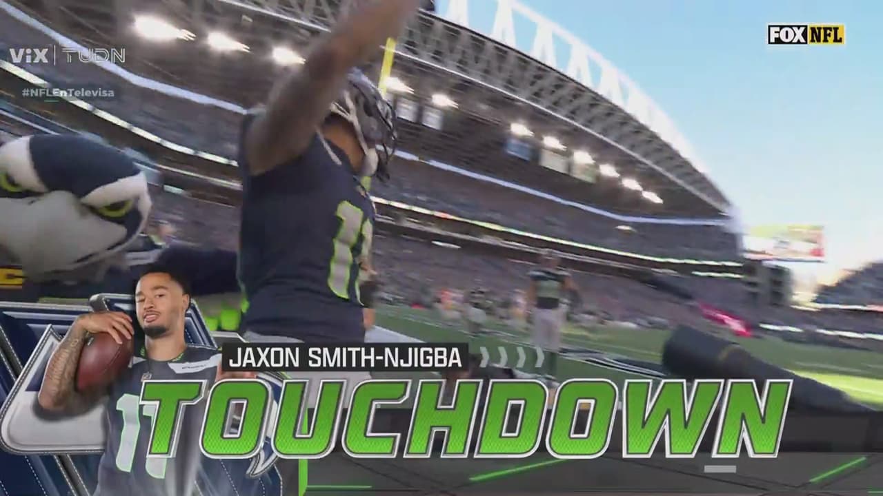 ¡Le da la vuelta Seattle! Touchdown de Jaxon Smith-Njigba