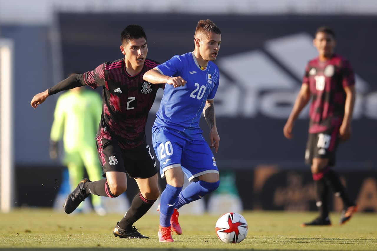 Jesús Angulo anota el único gol del partido y le da la victoria 1-0 al Tri sub-23 sobre Rumania.