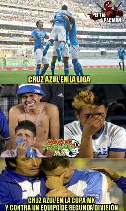 Memes de la caída de Cruz Azul en Copa MX