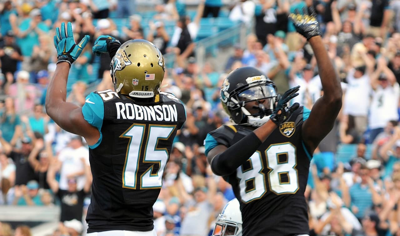 Blake Bortles califica a sus compañeros Allen Robinson y Allen Hurns como los mejores NFL