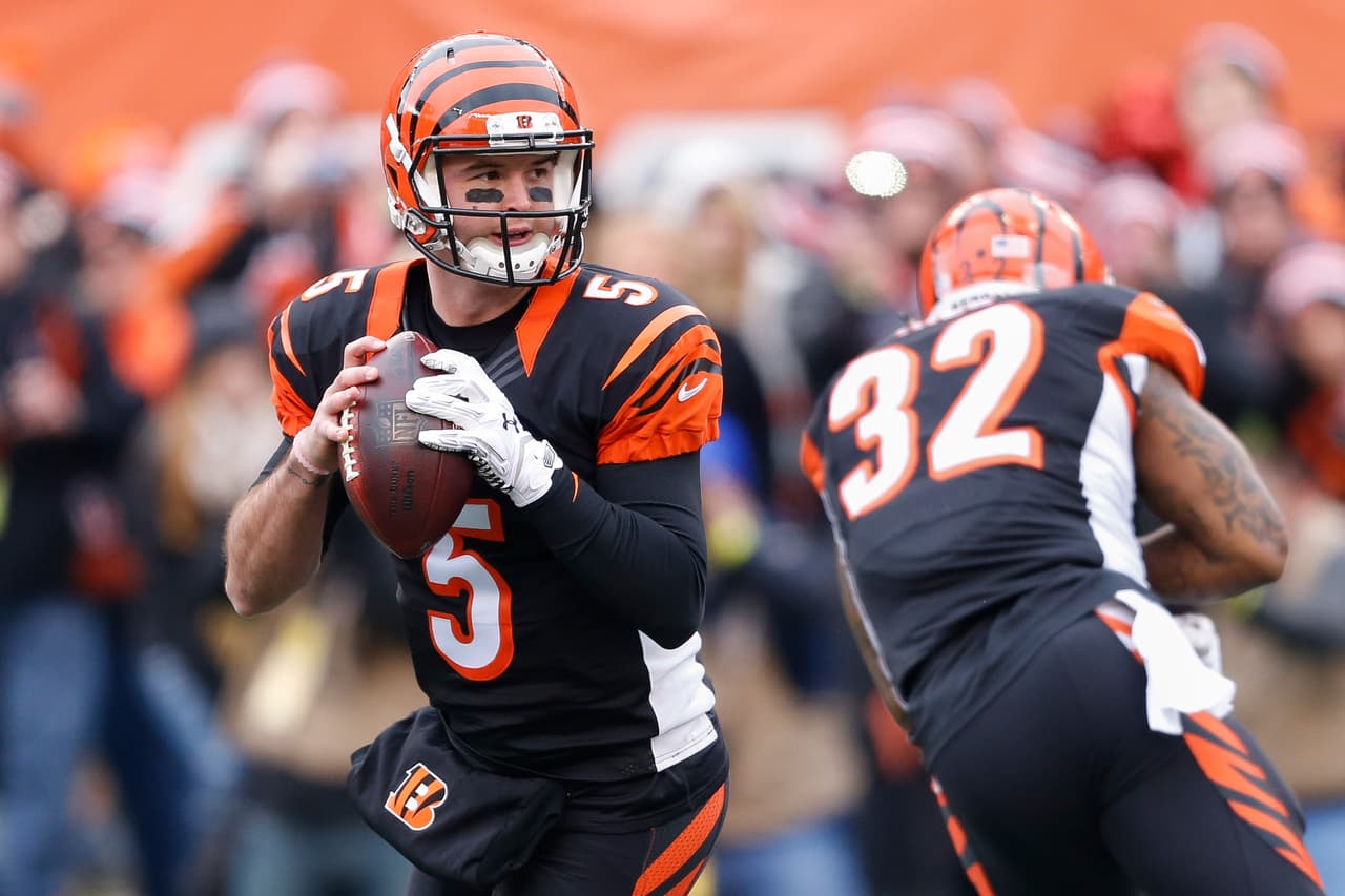 CINCINNATI BENGALS Llevan 5 temporadas consecutivas de playoffs, las 5 en Ronda de Comodines, las 5 terminaron en derrota. Enfrentan a Pittsburgh que es especialista en lesionar quarterbacks de los Bengals: en 2005 a Carson Palmer y en 2015 a Andy Dalton. Ahora A.J. McCarron estará al mando.
