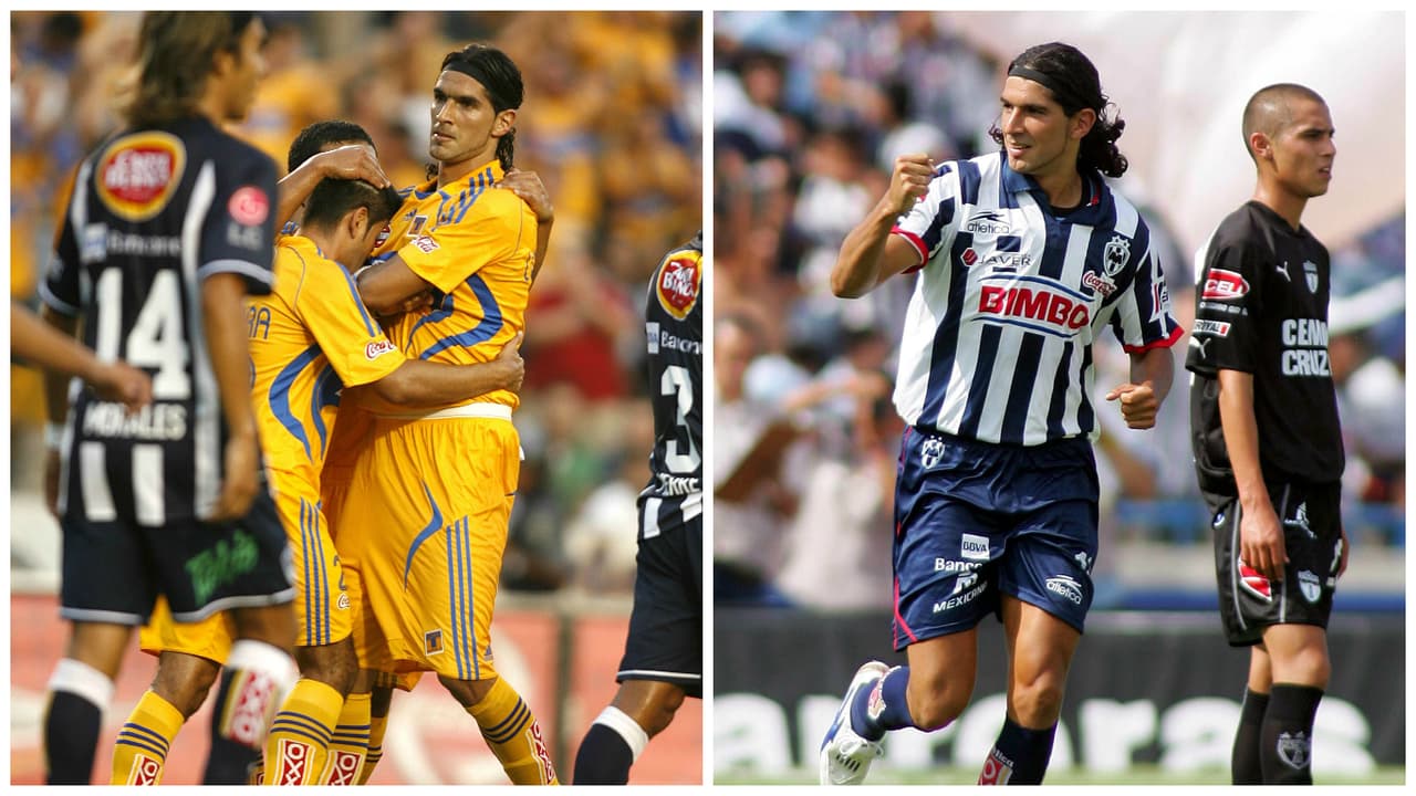 Entre las más de 20 camisetas que ha vestido durante su carrera, el goleador charrúa defendió los colores de Rayados y de Tigres casi consecutivamente (en medio, jugó para el San Luis).