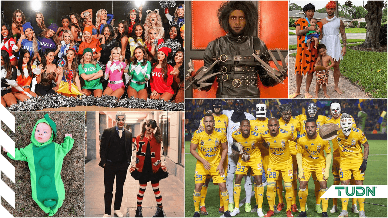 El mundo del deporte también disfruta de esta terrorífica celebración.