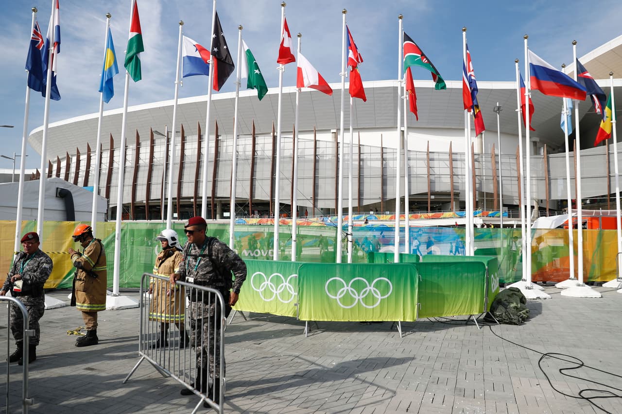 Cámara oficial se desploma y deja siete heridos en Parque Olímpico de Río 2016