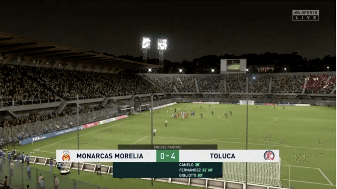 <b>2.- Toluca</b>
<br>Morelia 1-4 Toluca | En el debut entre Monarcas Morelia y los Diablos Rojos de Toluca, el conjunto escarlata e impuso de forma contundente con doblete de Leo Fernández (22' y 60'), Canelo (28') y Gigliotti (80').