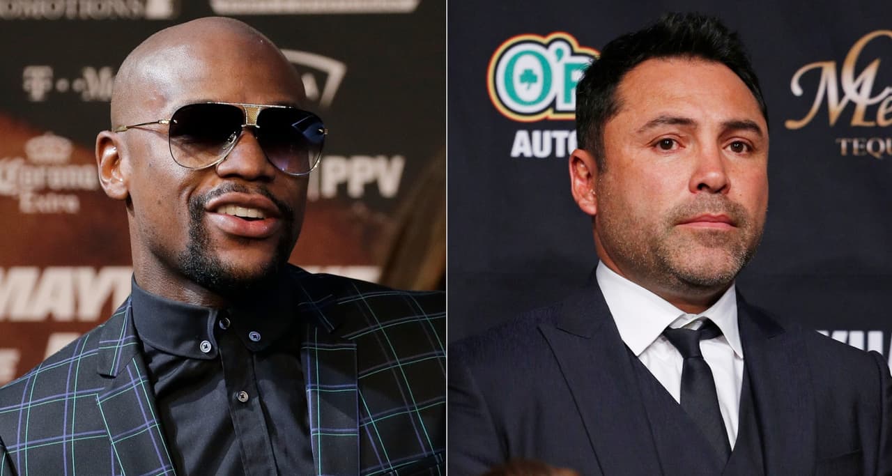 Mayweather y De la Hoya se dieron más duro que en el ring entre insultos y acusaciones