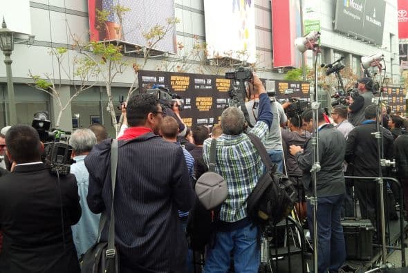 Más de 700 reporteros estuvieron en la conferencia de Manny Pacquiao y Floyd Mayweather Jr., denominada la "Pelea d‎el Siglo".