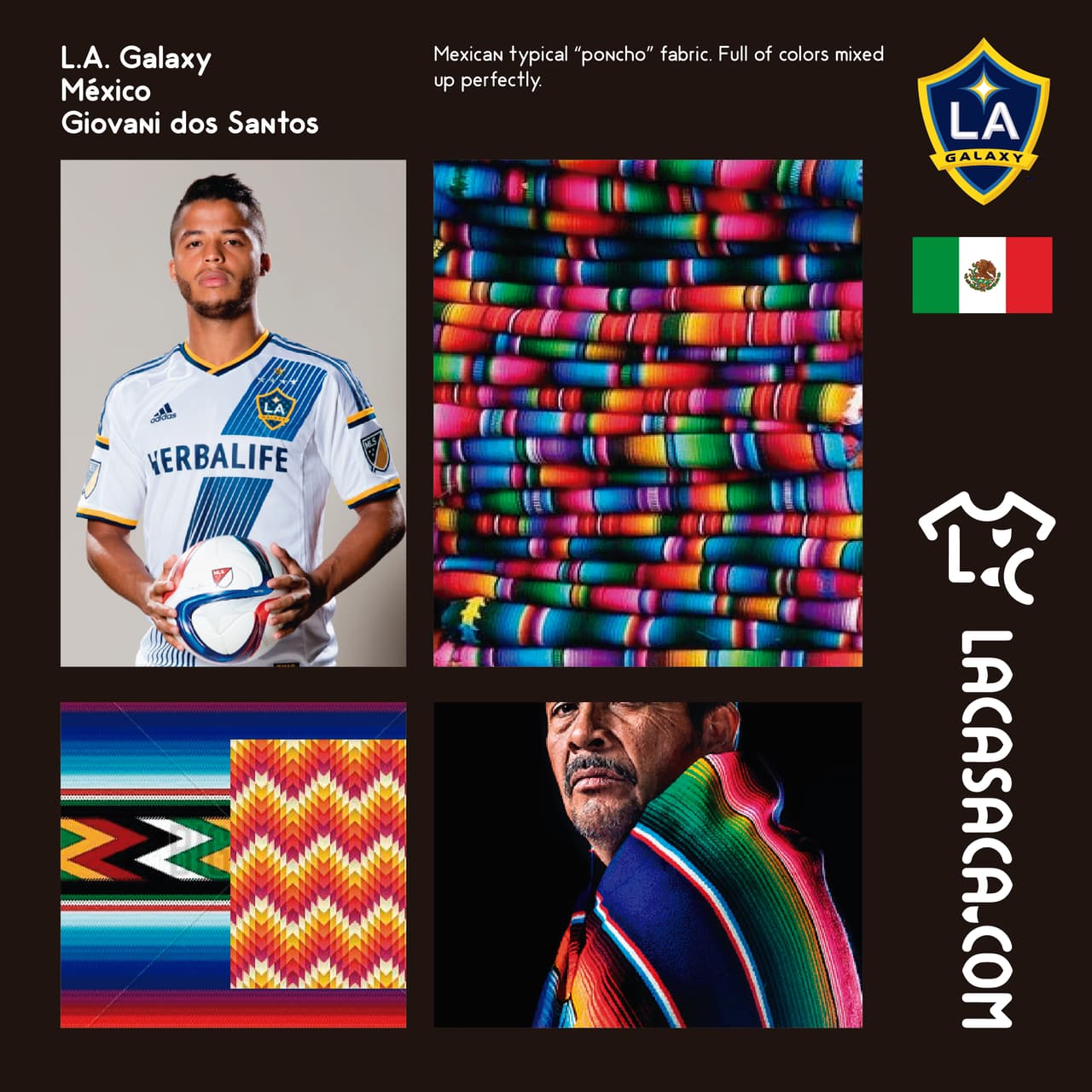 LA GALAXY | Giovani dos Santos se mantiene como la gran figura del cuadro angelino, y como el poncho mexicano es tradicional de la cultura de ese país, la casaca galáctica estará llena de colores.