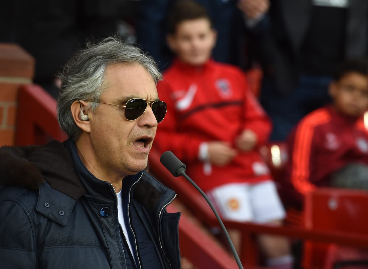 Andrea Bocelli fue uno de los artistas que engalanó el encuentro.