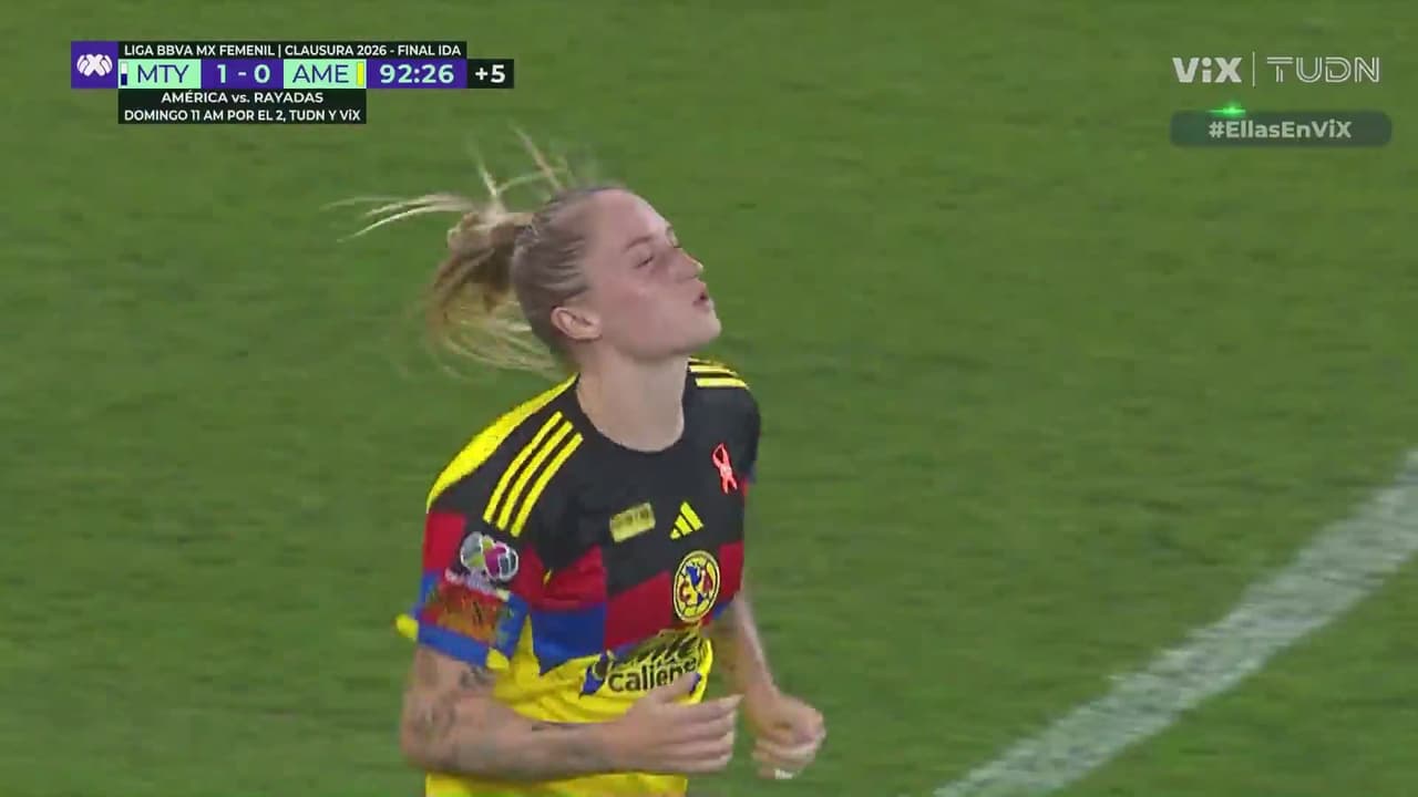 ¡No puede ser! Isa Haas tuvo el empate en sus pies