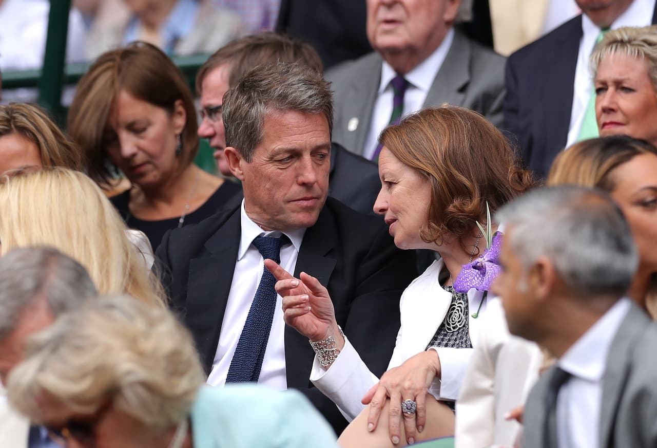 La estrella inglesa de películas como "Un lugar llamado Nothing Hill" y "El Diario de Bridget Jones", Hugh Grant.