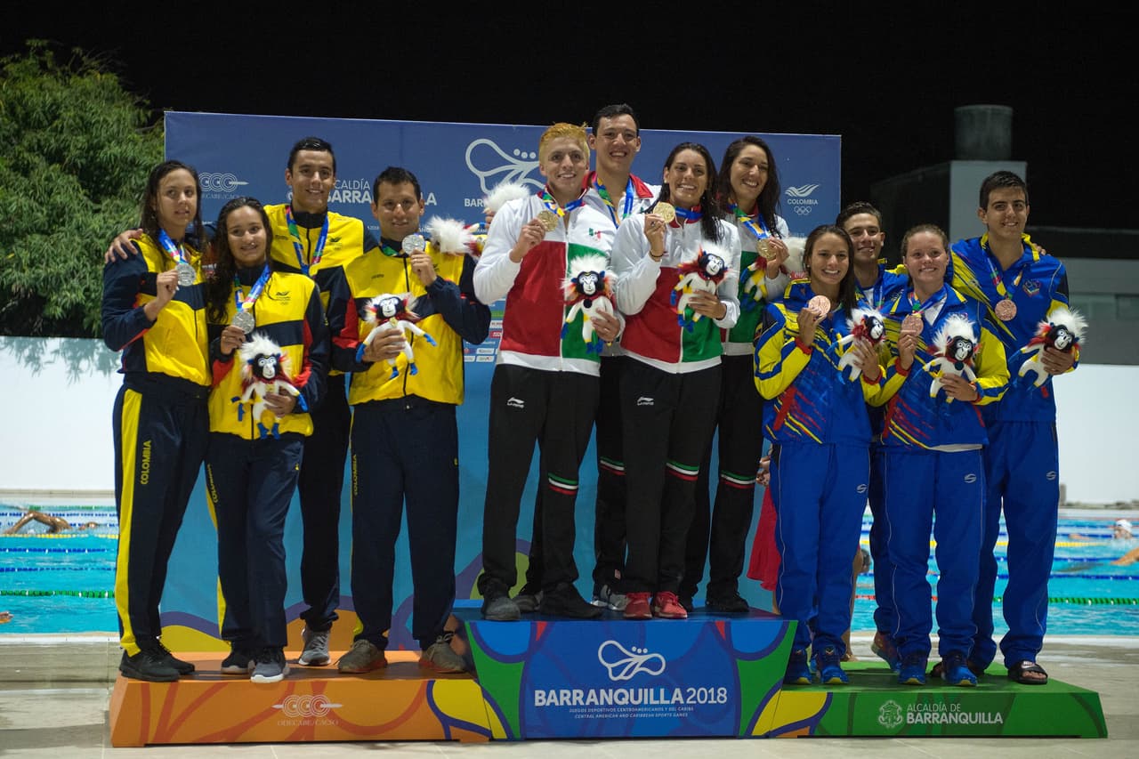 Los relevos mixtos 4x100 le dieron otra medalla de Oro a la delegación mexicana este viernes en la noche.