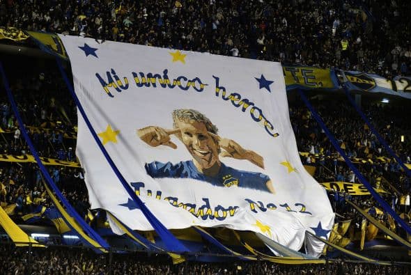 Su gente lo despidió, al 'Titán', al 'Loco', a Martín Palermo.