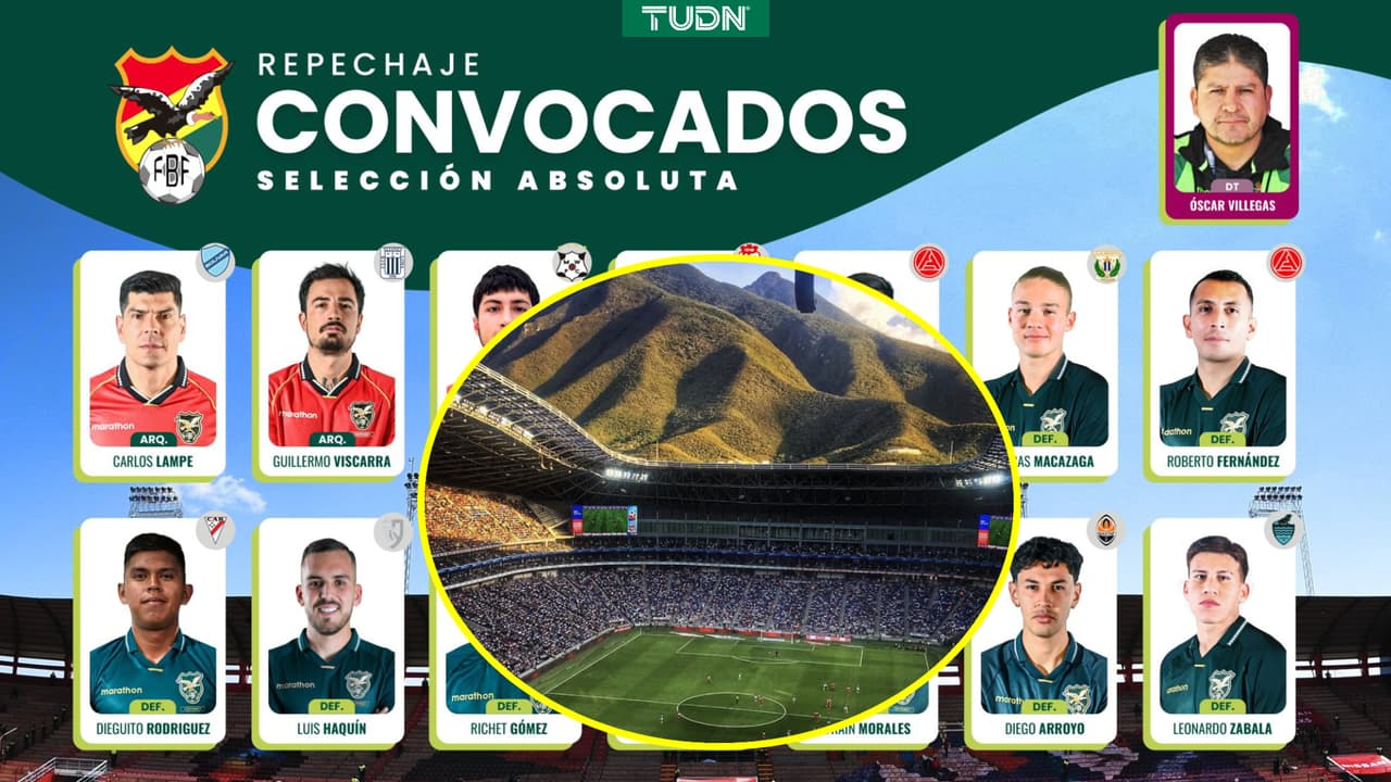Bolivia anuncia convocatoria para juego de repechaje del Mundial 2026