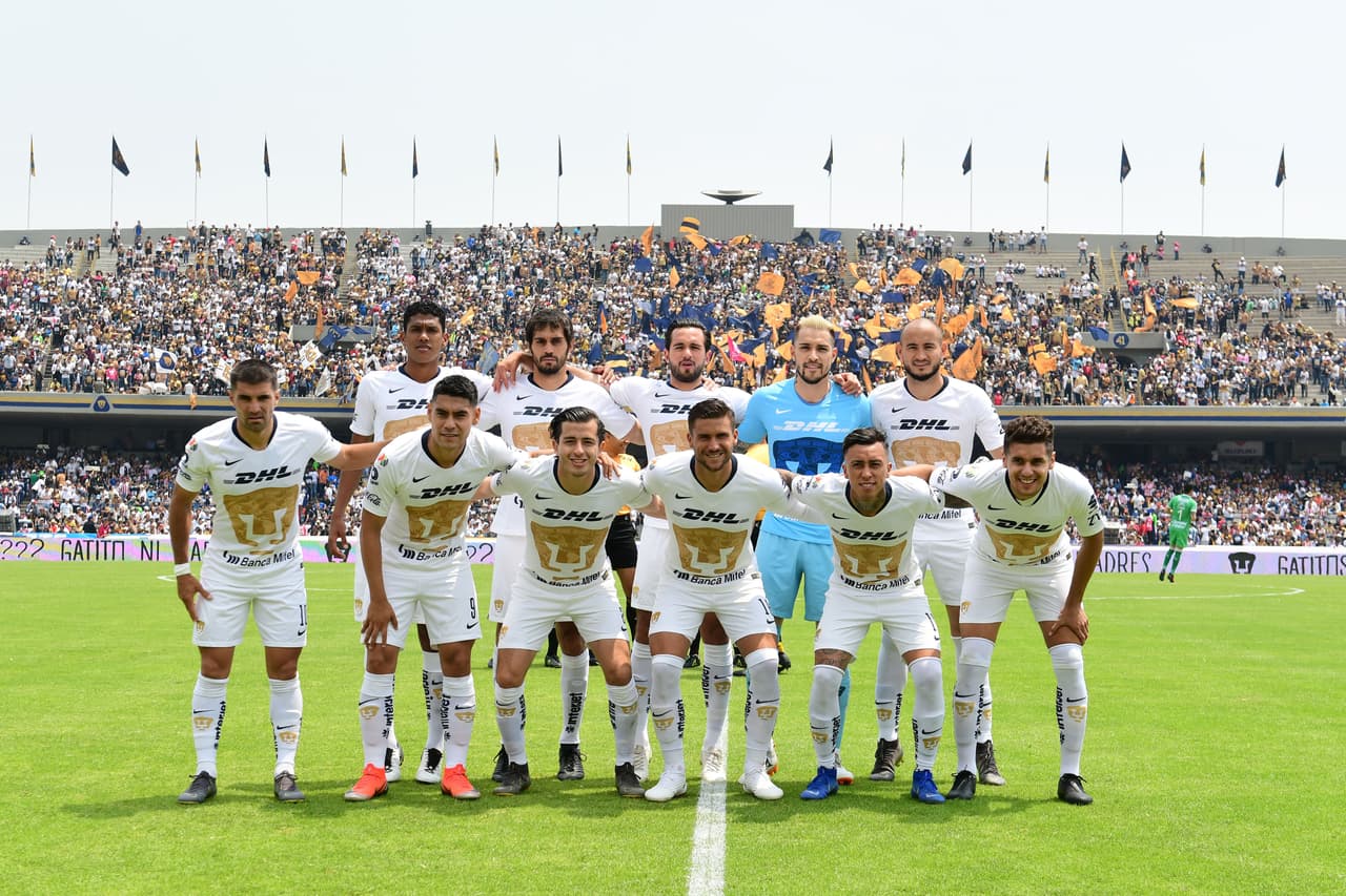 Con este once inicial se presentó Pumas en busca de romper su racha sin triunfos en condición de local.