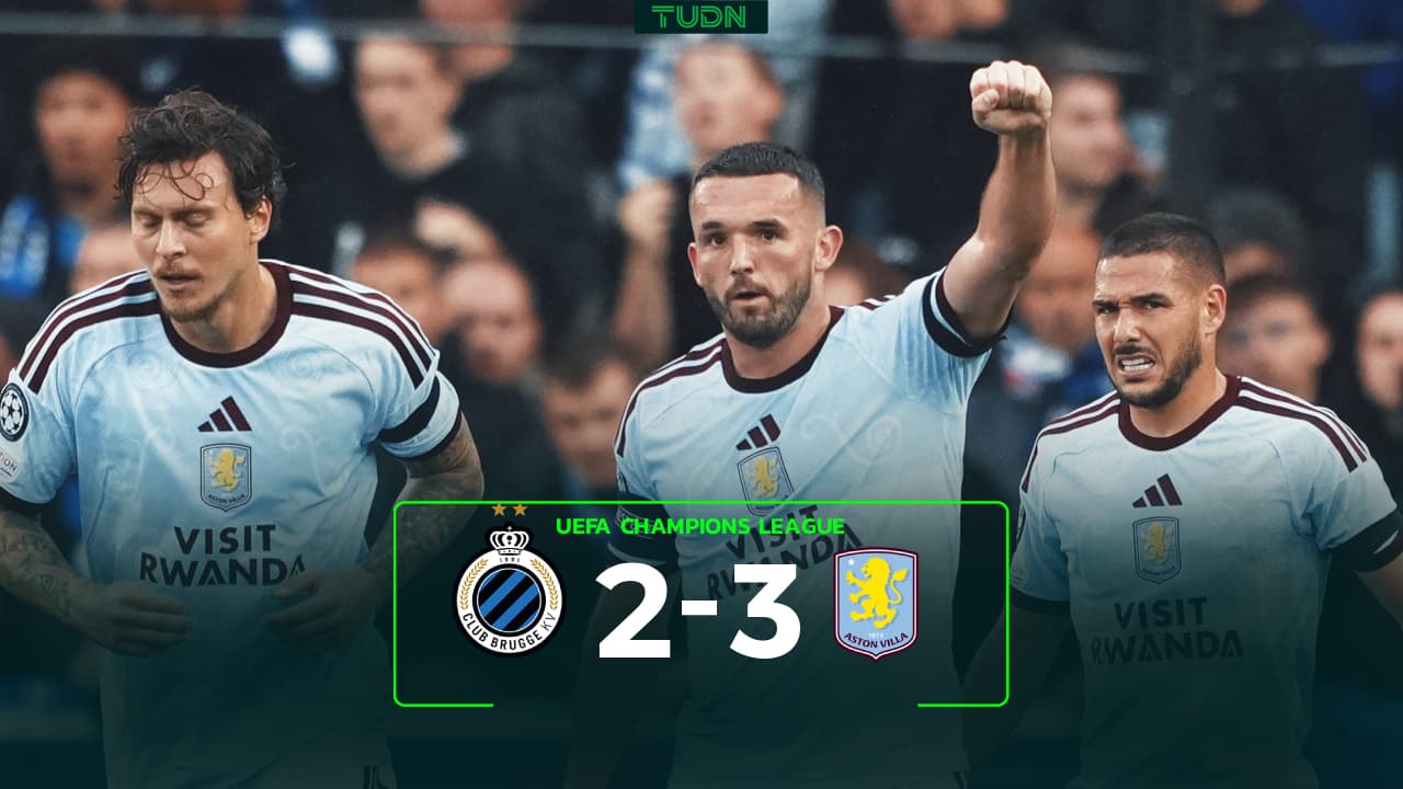 Resumen | Aston Villa vence al Brujas como visitante en su debut en Champions