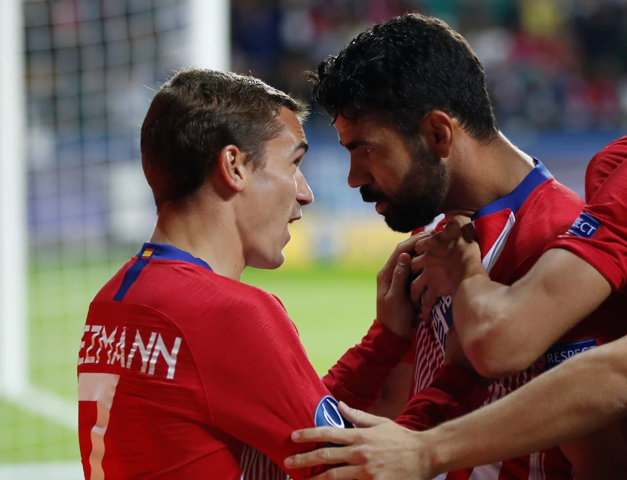 La sorpresa del propio Costa se contagió a sus compañeros en una celebración llena de emotividad.