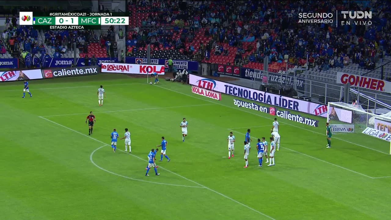 ¡TIRO ATAJADO! disparo por Luis Mendoza.