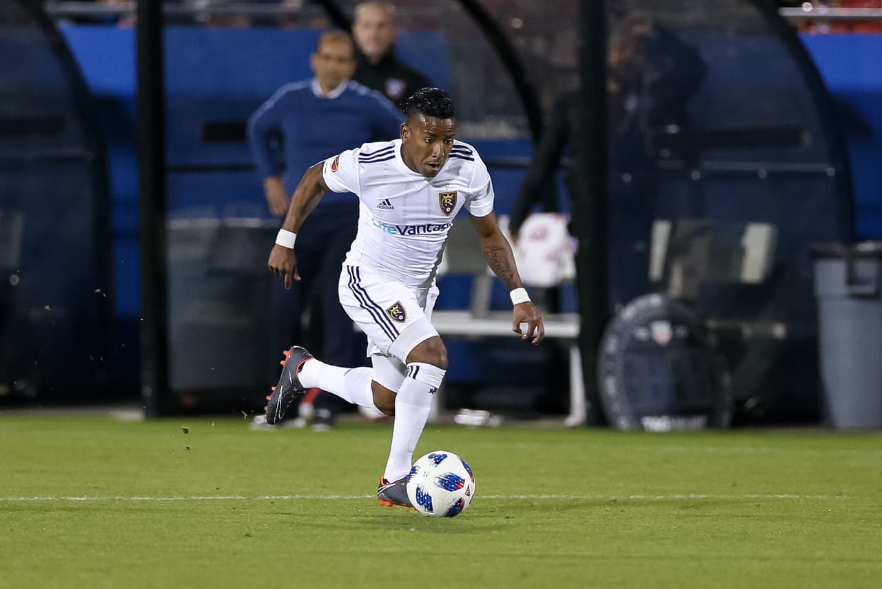 Joao Plata abrió el marcador en la visita de Real Salt Lake frente a un FC Dallas que no termina de consolidarse. (USA Today Images)