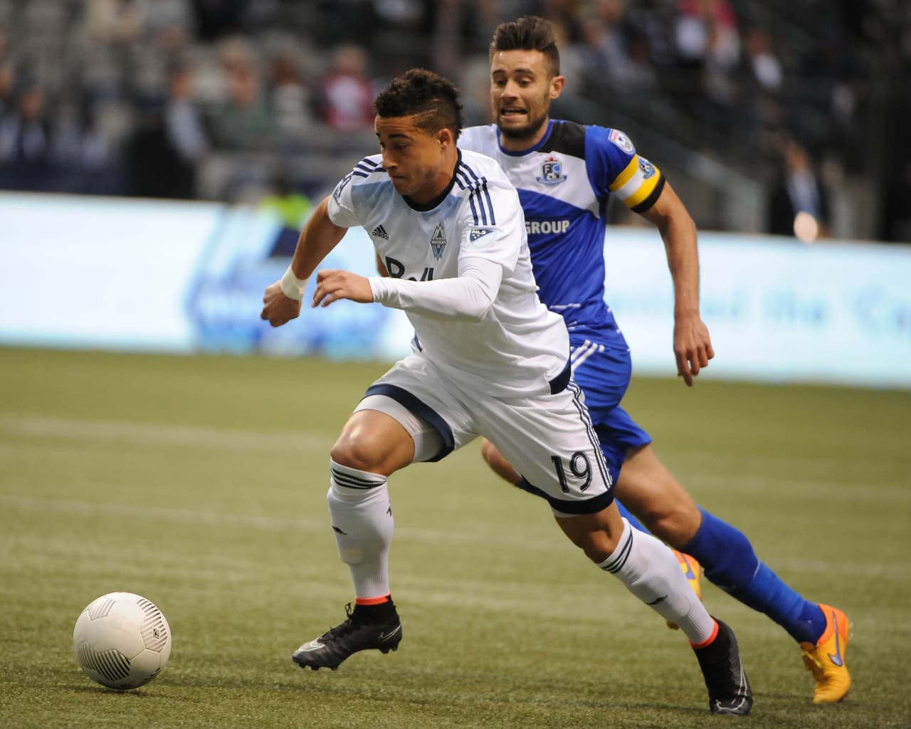 Partido de ida entre Vancouver Whitecaps y FC Edmonton