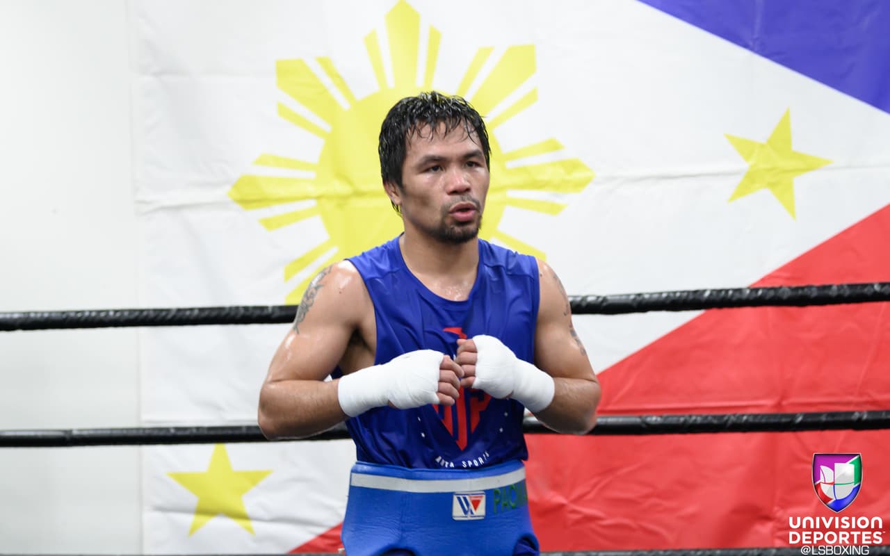 Manny Pacquiao y Adrien Broner se enfrentarán el sábado 19 de enero en el MGM Grand de Las Vegas por la faja AMB wélter del filipino.