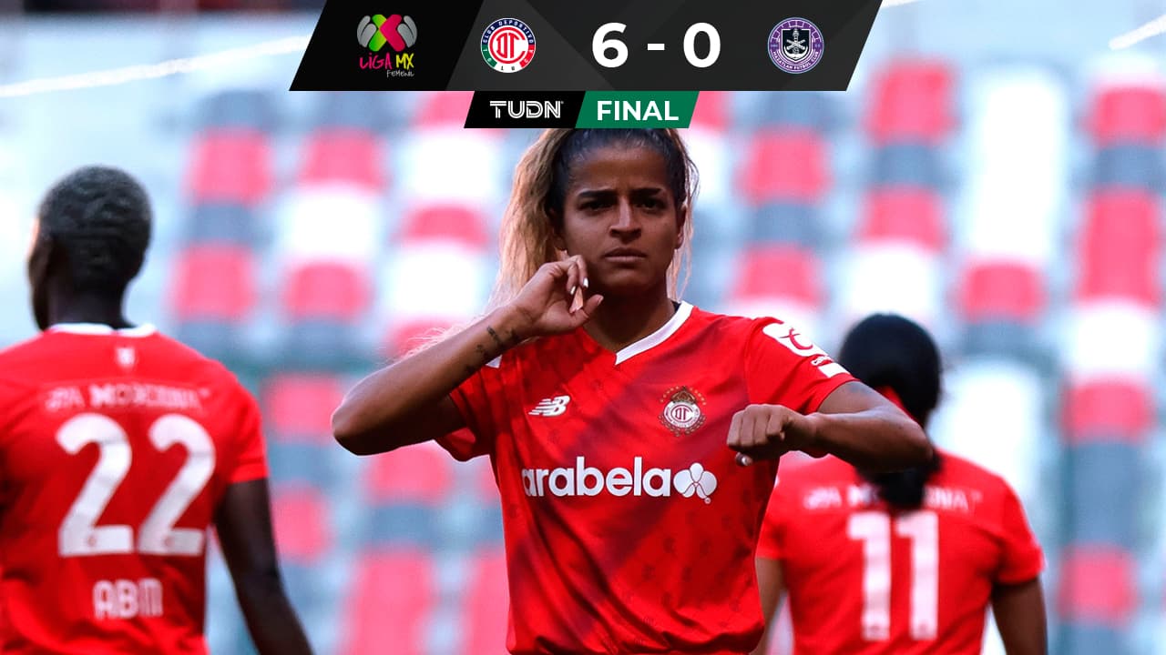 Toluca regala un ‘six’ a Mazatlán con póker de Brenda Woch