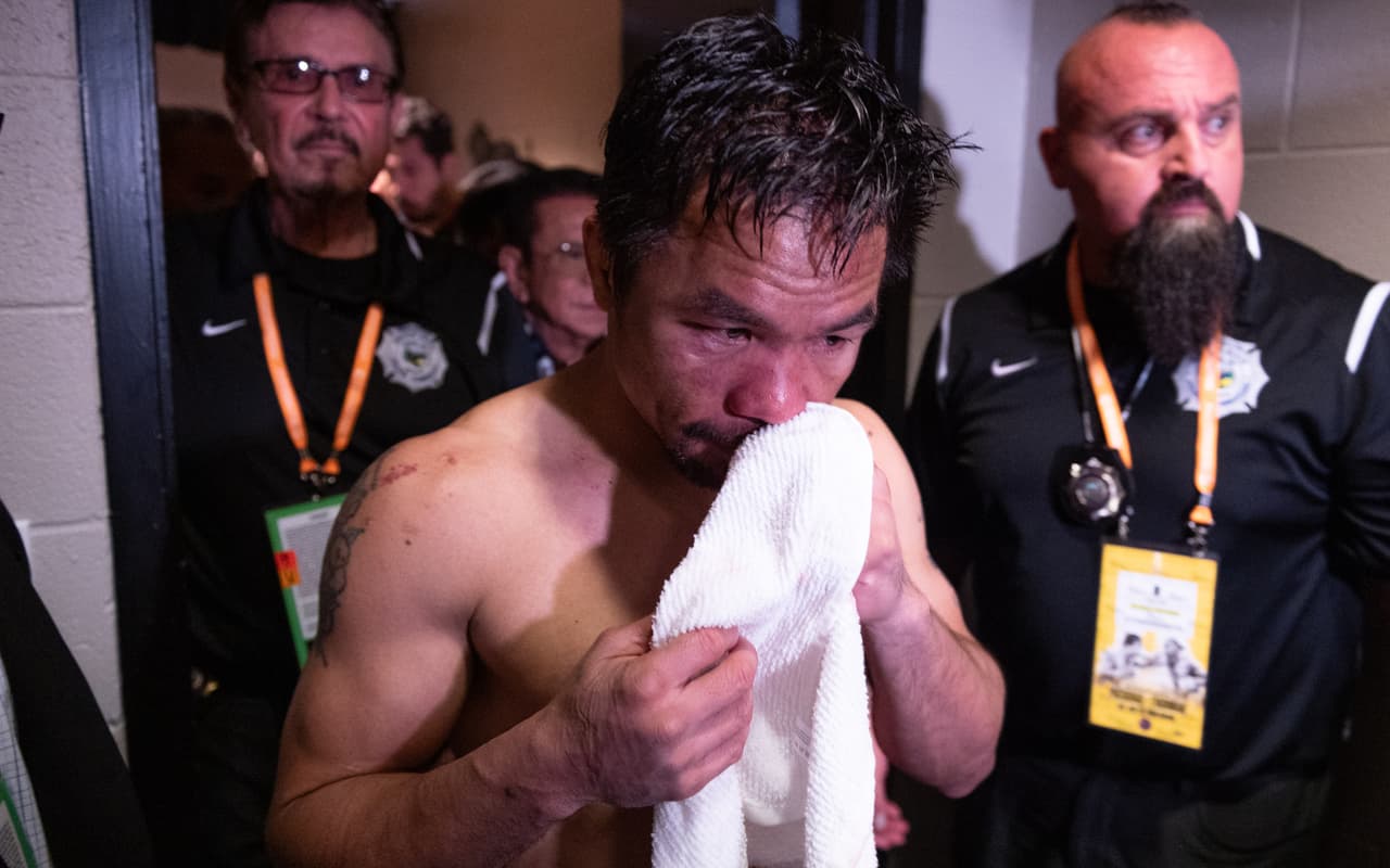 A sus 40 años, Pacquiao calló bocas con un tremendo despliegue de fortaleza y rapidez. Thurman cayó en el primer round y entregó su cetro wélter AMB al filipino.