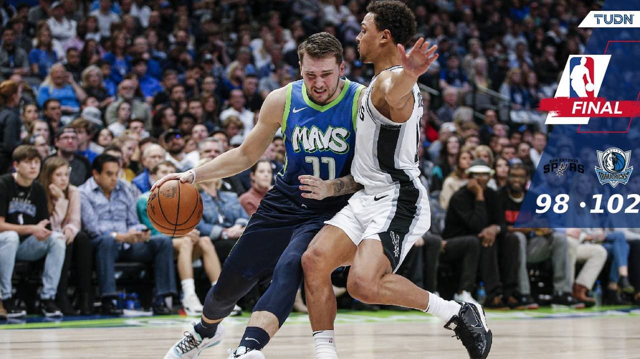 Mavericks, con Doncic, gana duelo texano a Spurs