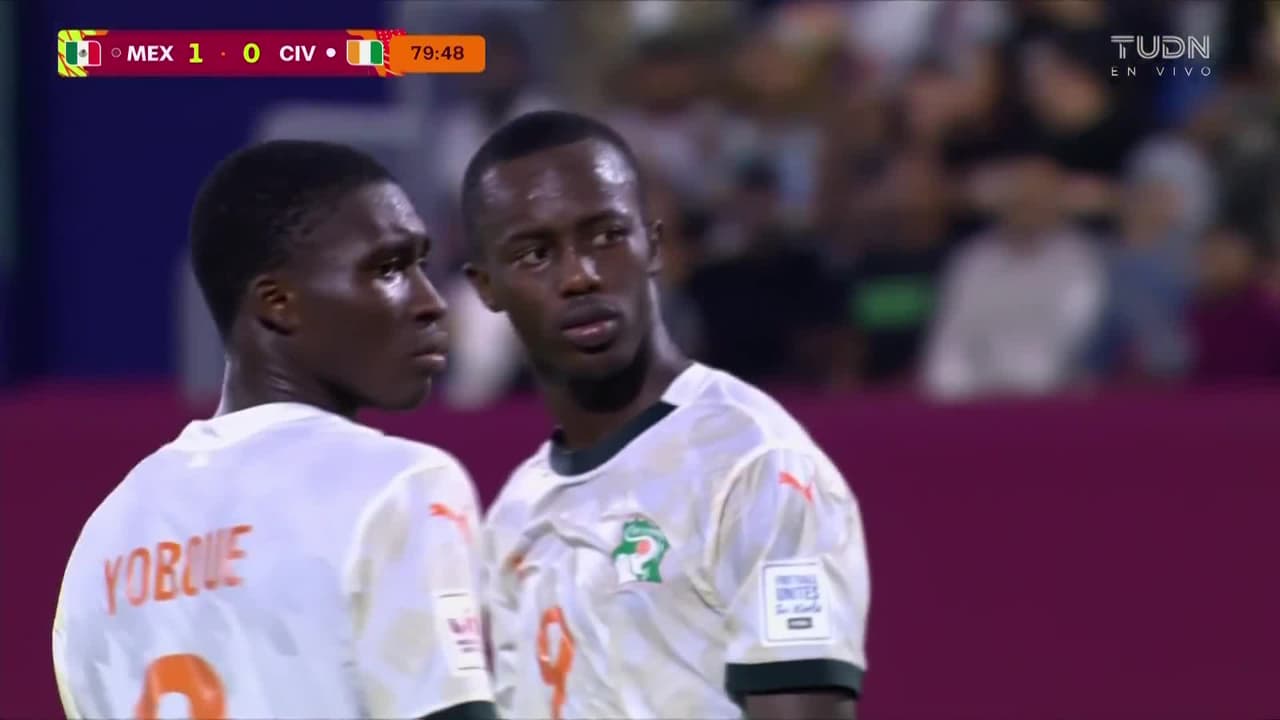 ¡Manota! Haidara se convierte en villano y no cuenta el gol de Costa de Marfil