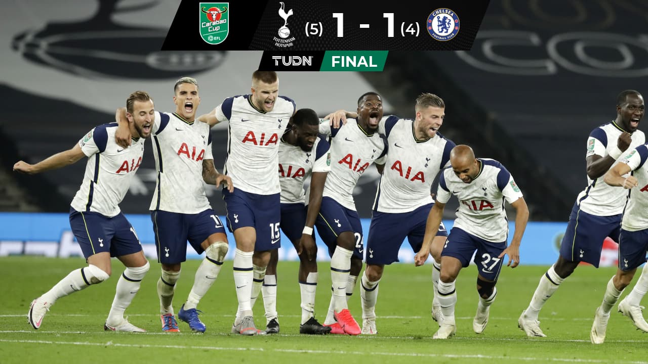 Mourinho saca a Dier del baño y Tottenham gana a Chelsea en la EFL