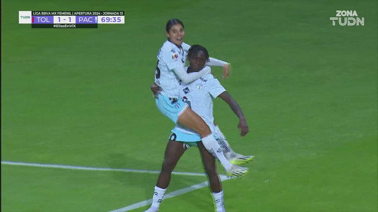 ¡Voltereta! Chinwendu hace el segundo para Pachuca de cabeza