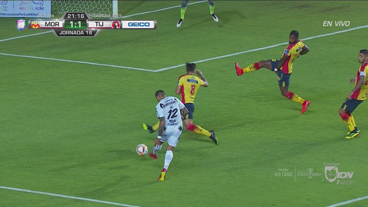 Xolos pone la igualada con un desvío fortuito tras disparo de Gustavo Bou