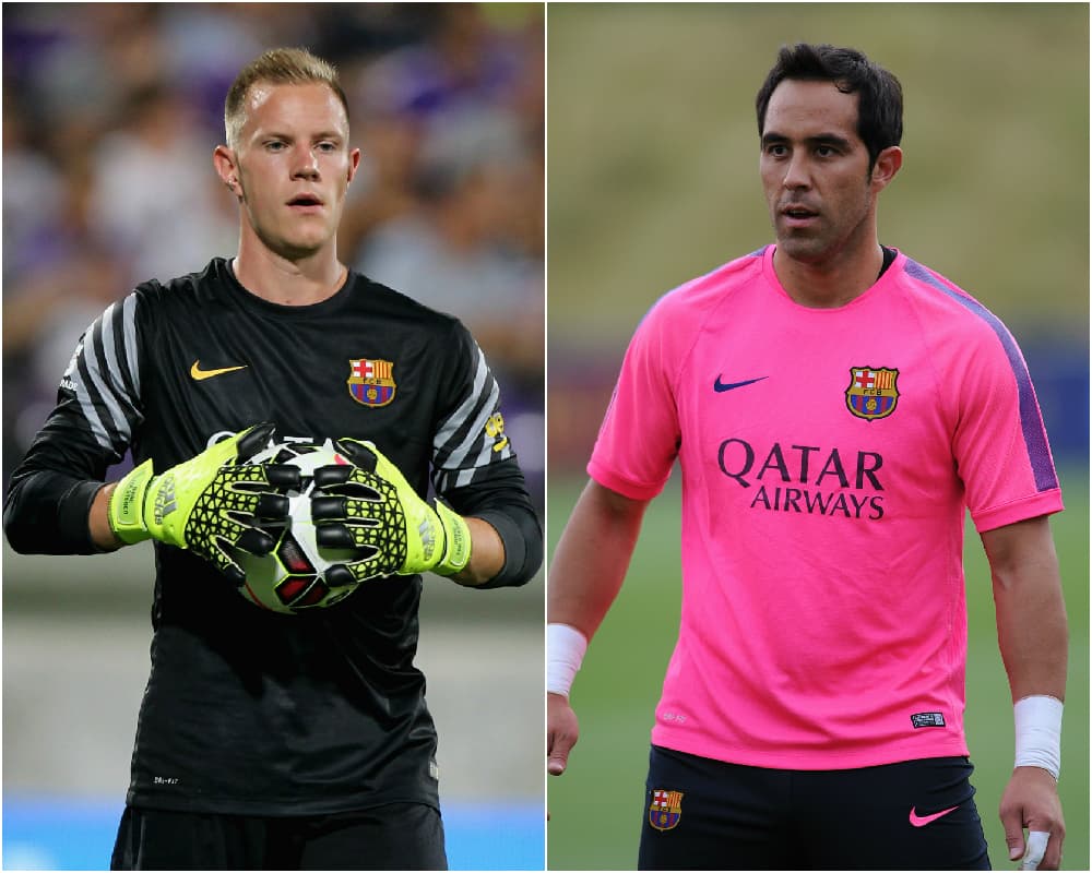 Tensión en Barça: Ter Stegen habría encarado a Claudio Bravo por declaraciones de su mujer