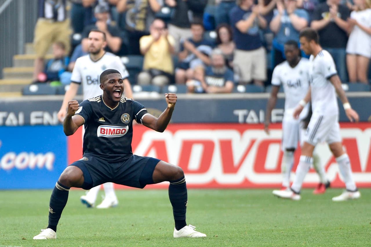La jornada comenzó con el contundente 4-0 de Philadelphia Union sobre Vancouver Whitecaps. Mark McKenzie fue una garantía en la última línea del conjunto local. (USA Today Images)