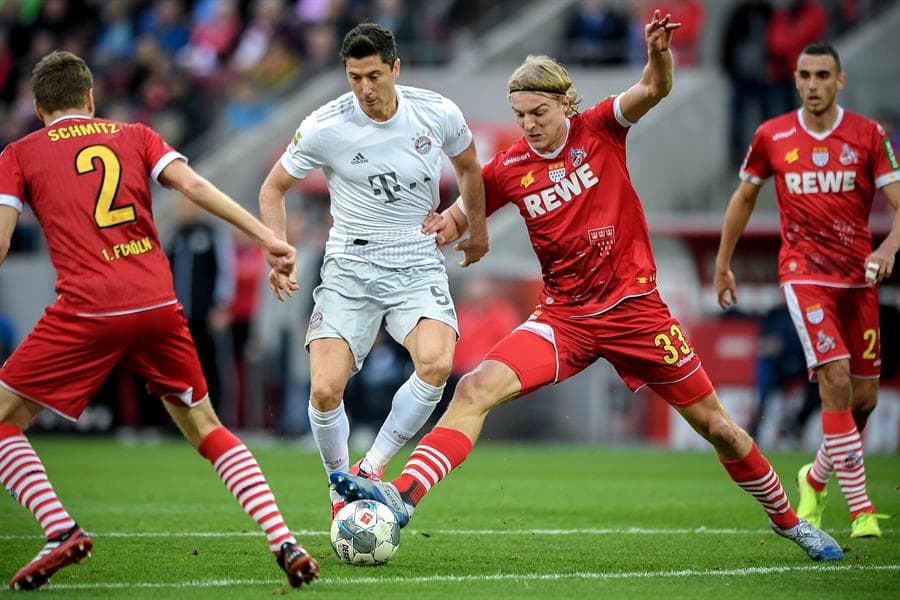 Para la segunda mitad, Bayern se mostró contundente y mantuvo el ritmo.