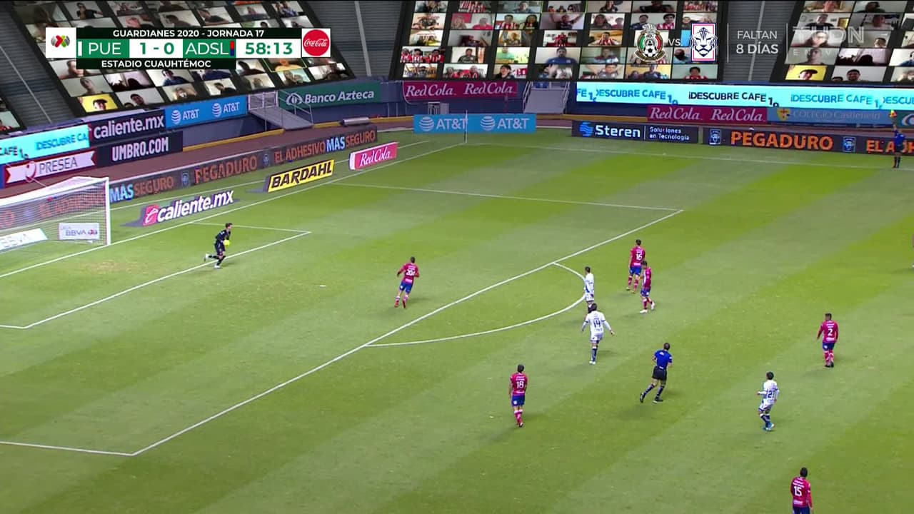 ¡TIRO ATAJADO! disparo por Santiago Ormeño.