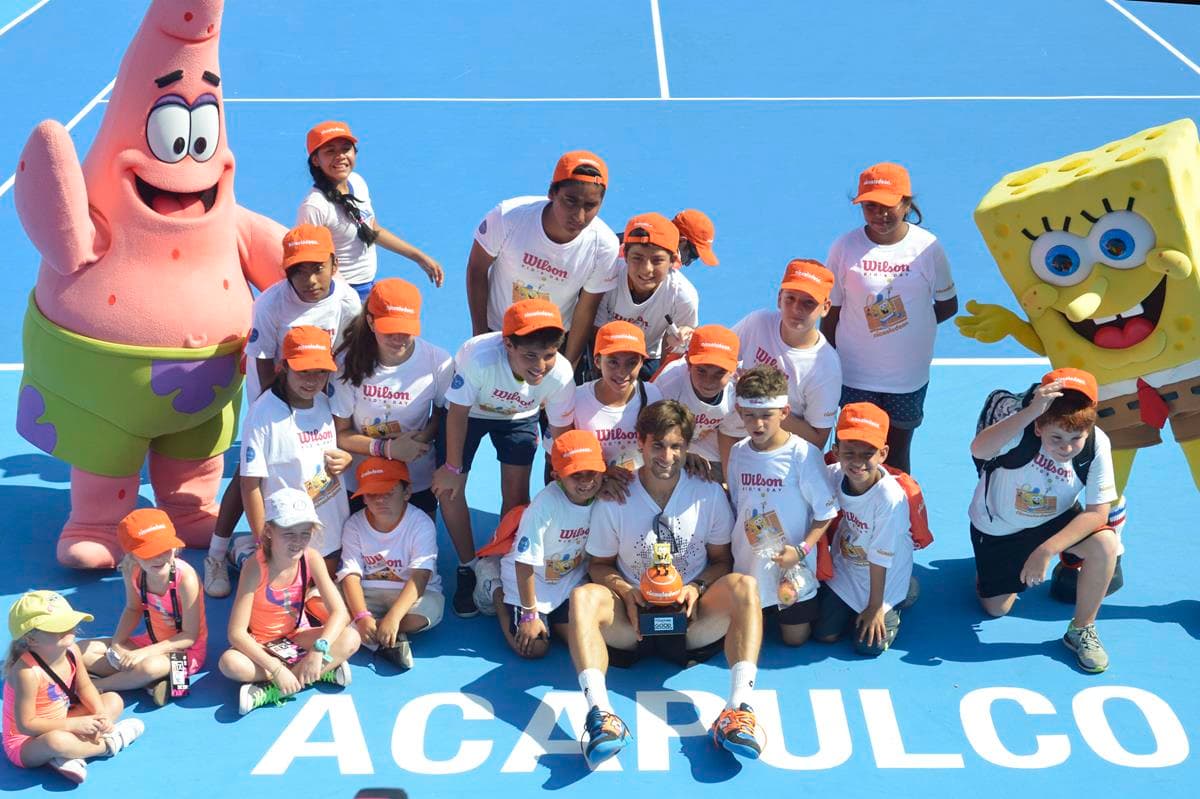 Kids Day, una experiencia para los pequeños aficionados junto con el español David Ferrer.