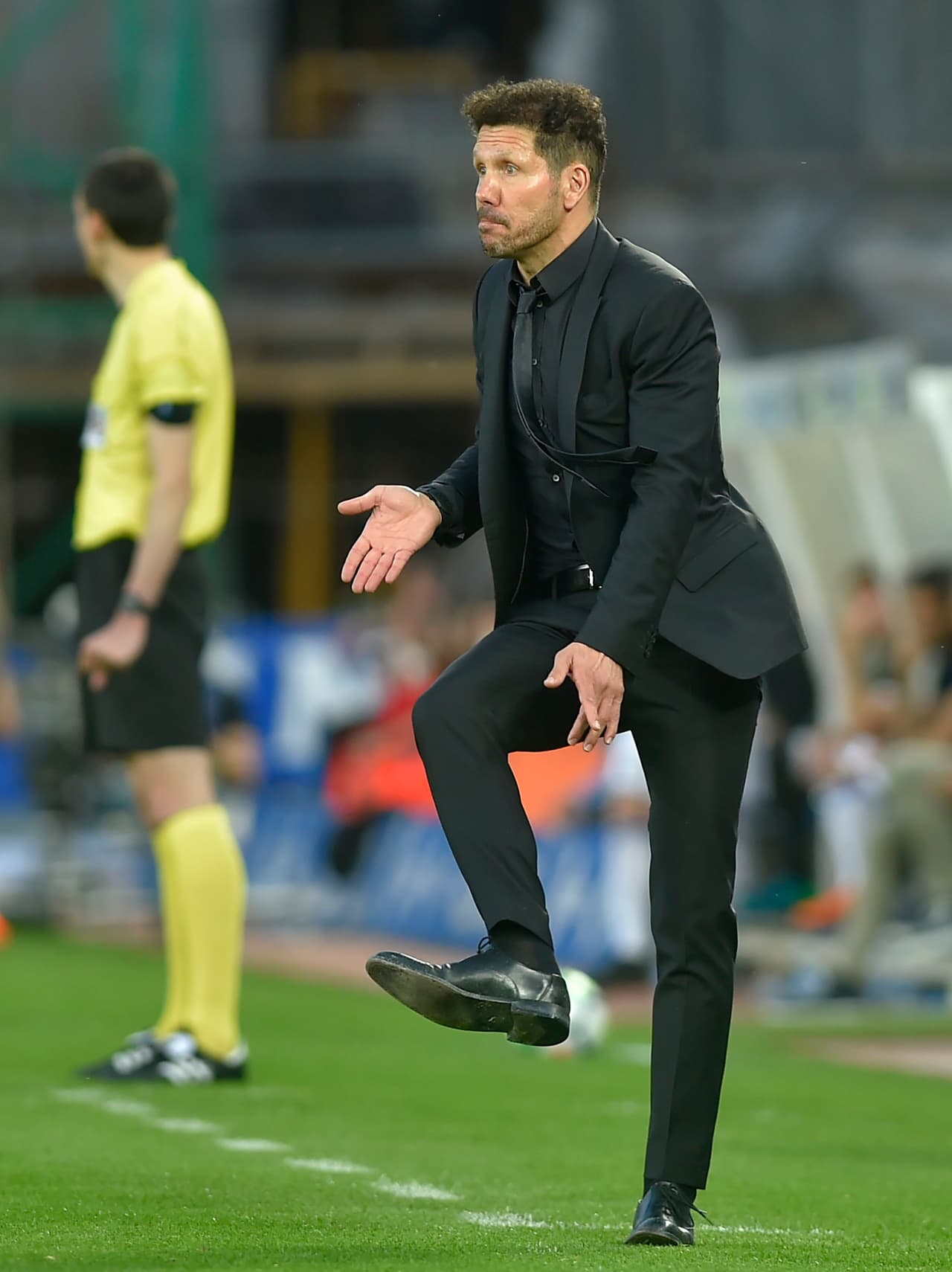 Las indicaciones de Diego Simeone sirvieron de poco ante la potencia local en esta jornada.