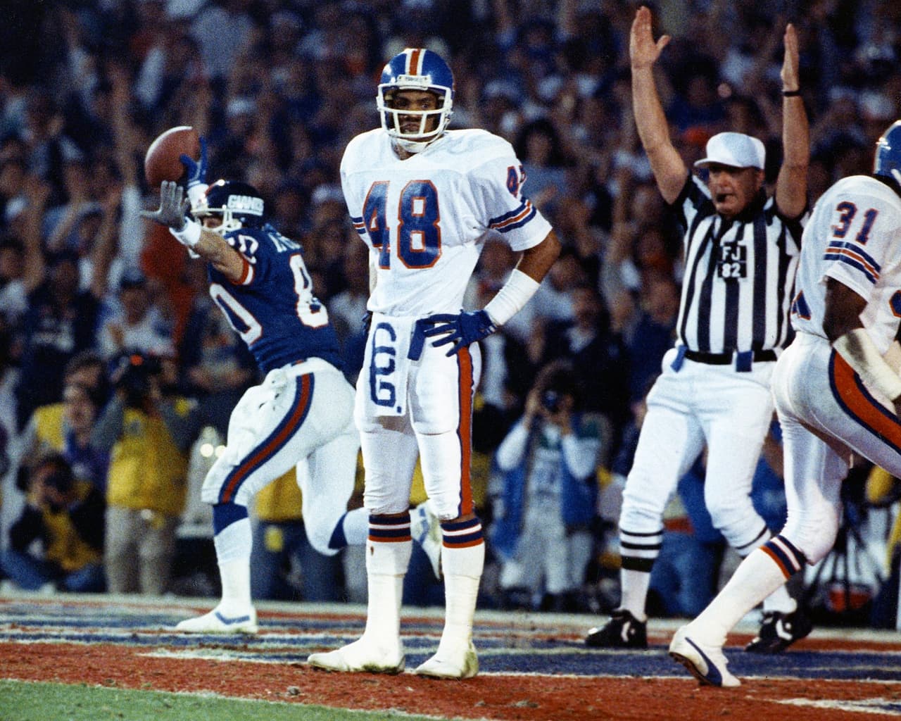 41 puntos promedio recibidos por partido en cada una de las 5 derrotas de Denver en Super Bowl.