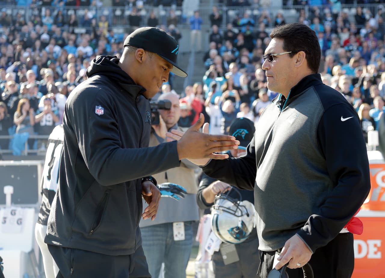 47 las victorias de Ron Rivera como entrenador en jefe en temporada regular.