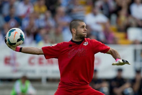 Rubén Martínez del Almería espera tener una buena temporada, la carta del arquero rojiblanco tiene un valor de 2 mdd.