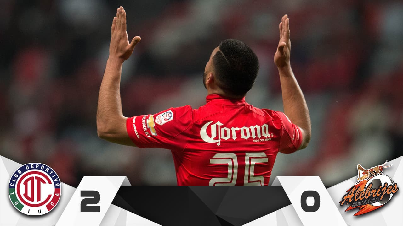 Toluca avanzó a cuartos de final de la Copa MX.
