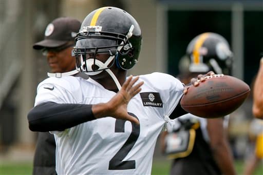 Michael Vick salió a la cancha por vez primera vistiendo el uniforme de los Steelers. Checa las imágenes.