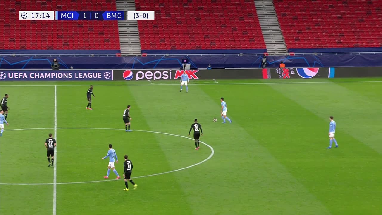 ¡GOL!  anota para Manchester City. Ilkay Gündogan